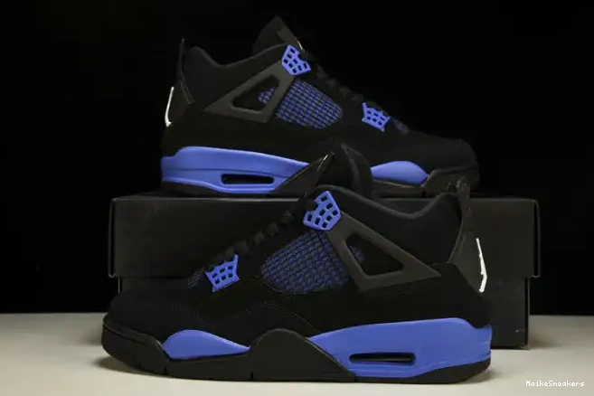 MaikeSneakers Royal Black CT8527-018 Jordan Game Retro 4 0324